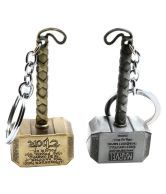 TheGrowStore Marvel Avengers Thor Hammer Metal Key Chain - Pack of 2