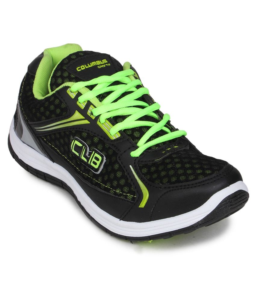 Buy Columbus Black Running Shoes for Men