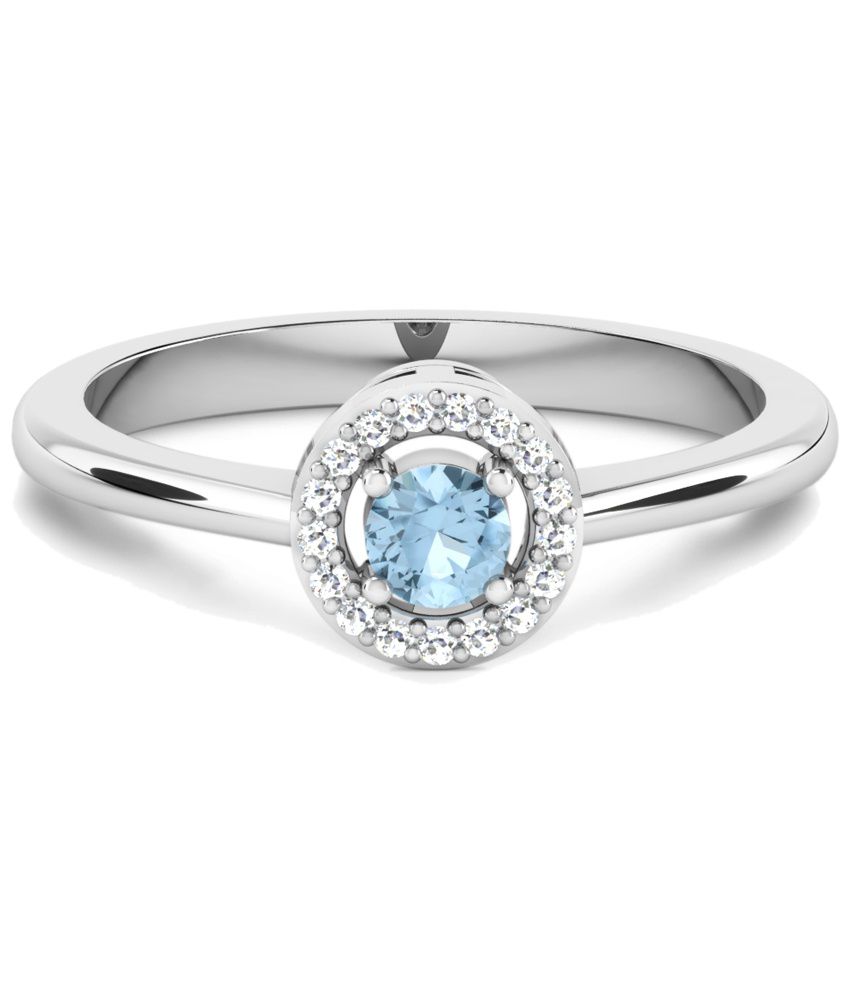 ... rings sparkles eye catching 0 25 ct diamond 18 kt white gold ring for