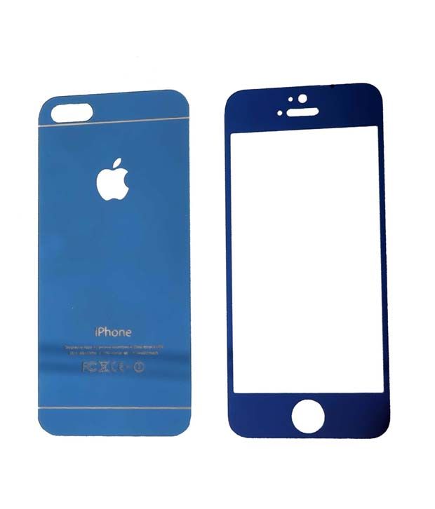 cnc blue front and back tempered glass for apple iphone 5s cnc blue front and back tempered glass for apple iphone 5s
