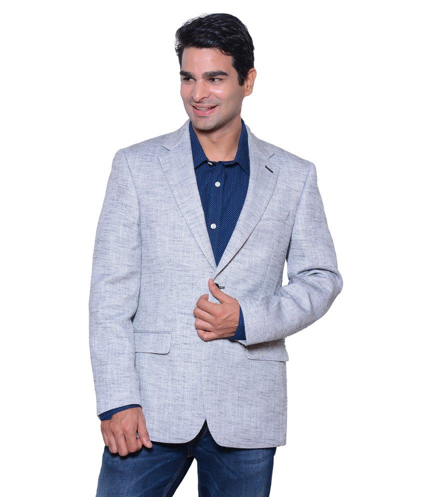 Astitva Blue Linen Solid Semi Formal Blazer Buy Astitva astitva blue linen solid semi formal blazer buy astitva