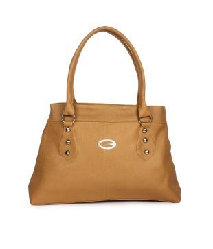 Maiden Beige P.U. Shoulder Bags