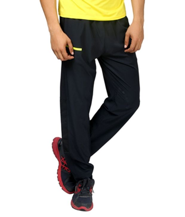 reebok black track pants