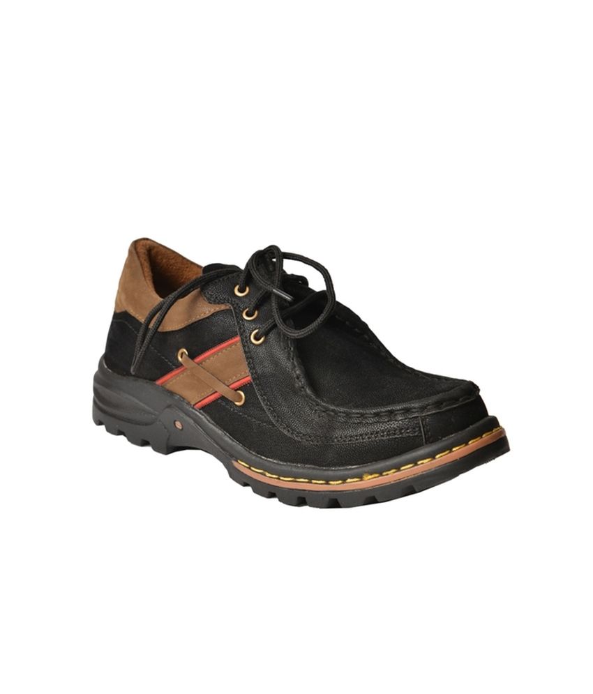 Footvilla Black Casual Shoes