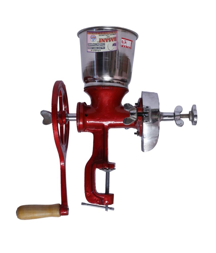 Basant Silver Aluminium Hand Grinder Cutting & Cooking Tool Buy Online