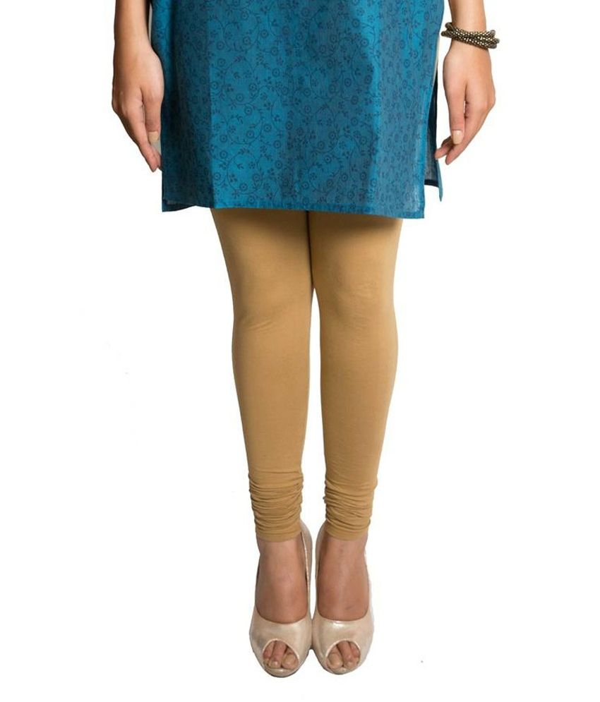 Slipon Beige Cotton Leggings Price in India Buy Slipon Beige Cotton