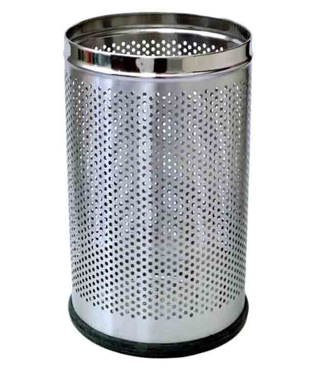 Jaguar Creative Kitchens Matte Stainless Steel Dustbin