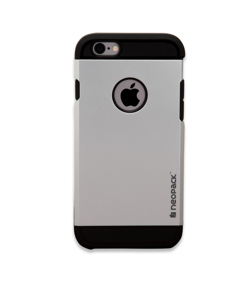 Neopack Back Cover For Apple Iphone 6 Silver Buy Neopack Back Cover For Apple Iphone 6