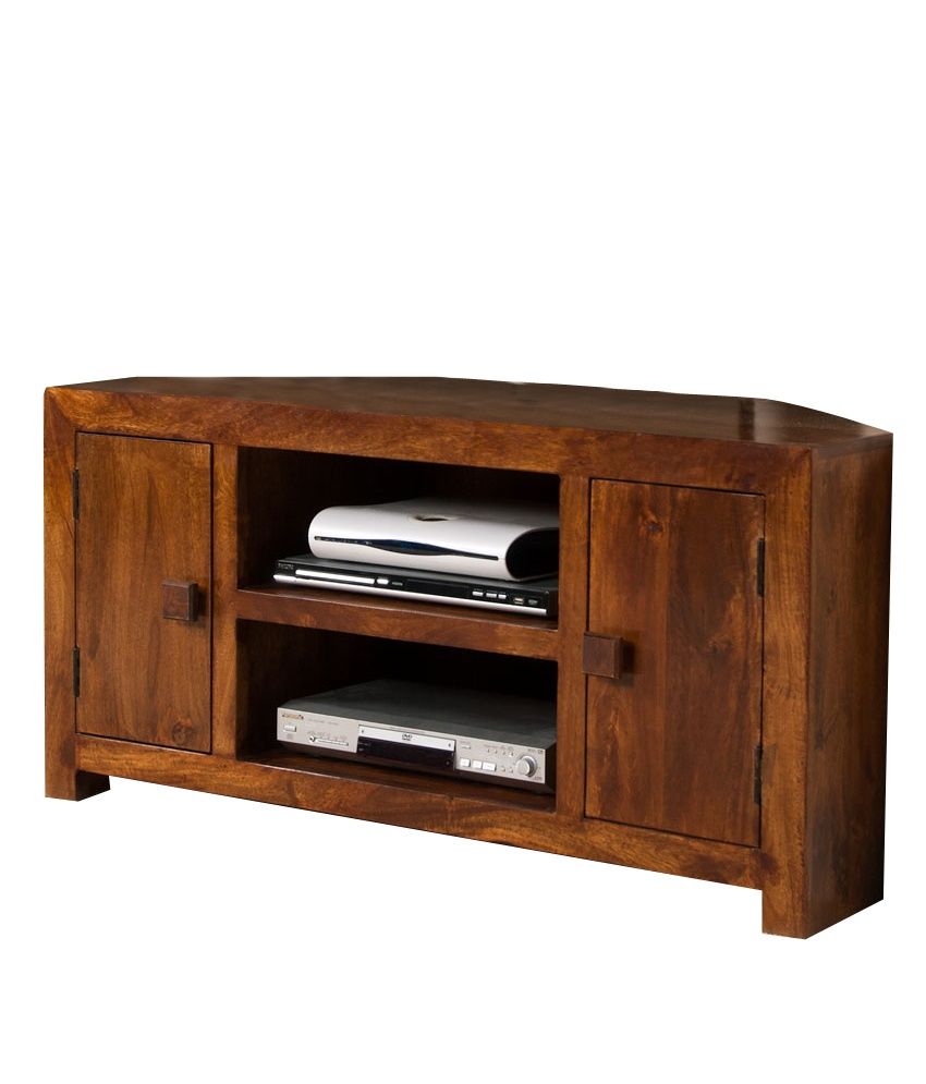 Large Corner TV Unit in Brown Buy Online at Best Price in India on