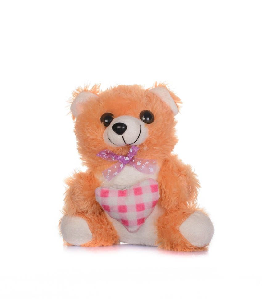 teddy bear in orange colour