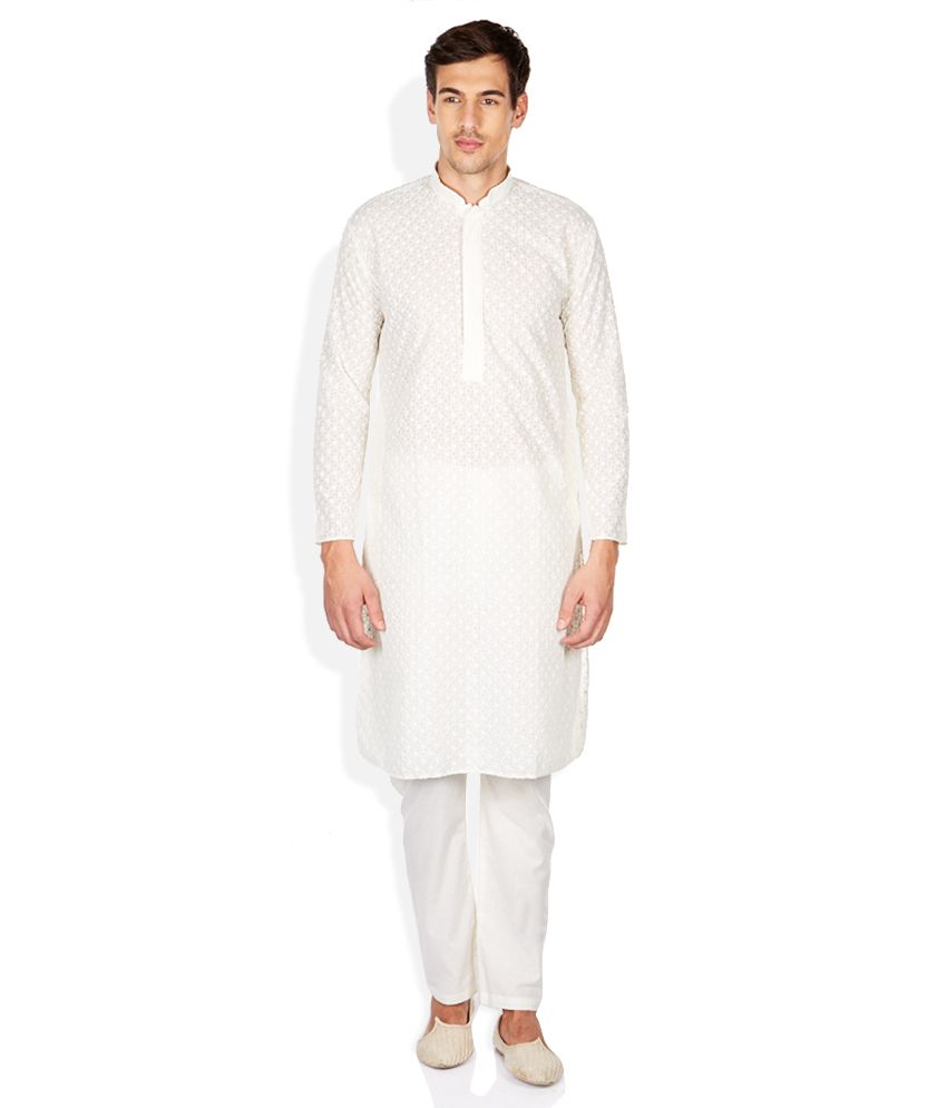 manyavar sherwani white