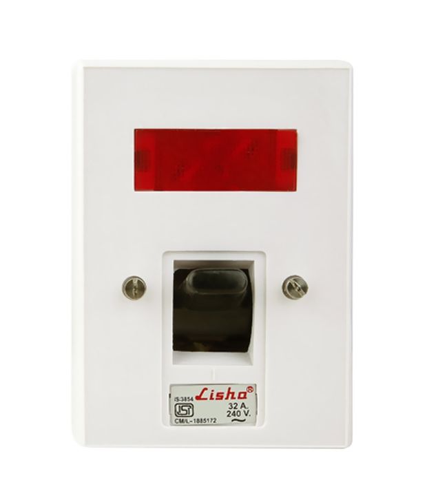 Lisha 32 Amp Flush D.P. Switch: Buy Online @ Rs ...