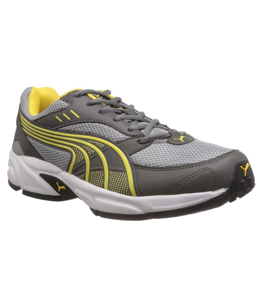 yellow and gray pumas