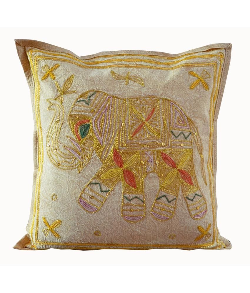 Monil Ethnic Cotton Cushion Cover Buy Online at Best Price Snapdeal