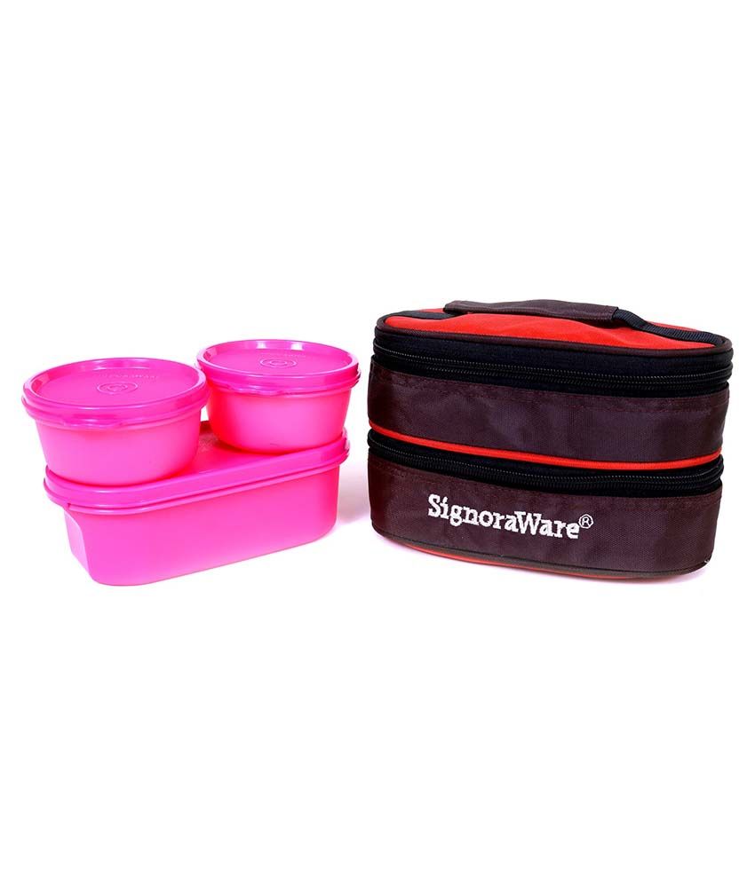 signoraware best lunch box with bag