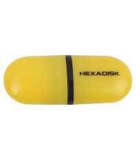 Hexadisk cap01132 16 GB Pen Drives Yellow