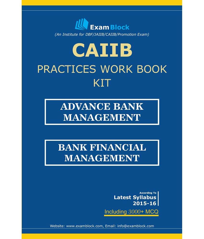 Buy CAIIB Advance Bank Management & Bank Financial Management Practice ... from Snapdeal