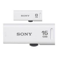 Sony Micro Vault USM8GR 8 GB Pen Drive(White) With Sony M...