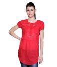 Mishka Cute Coral Red Top