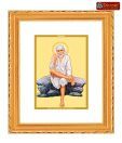 Diviniti Auspicious Shirdi Sai Baba DG Car Frame