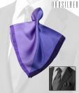 Orosilber Shades Of Purple Radiant Silk Pocket Square