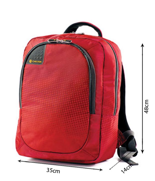 Carlton Tribe Rust Red Laptop Backpack - Buy Carlton Tribe Rust Red Laptop Backpack Online at ...