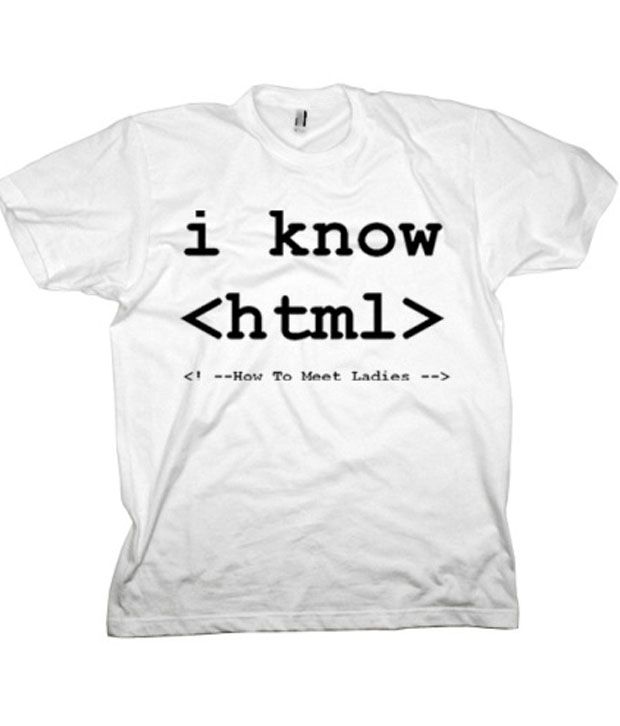 Go Untucked Html-How To Meet Ladies White T-Shirt