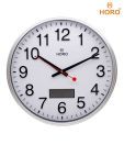 Horo White Chrome Wall Clock