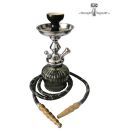 Hooked On Hookah Crystal Black Hookah