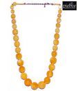 Piebee Classy Orange Jade Necklace