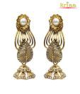 Kriaa Majestic Golden Earrings