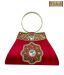 Moksh Mesmerising Red Crystal Clutch