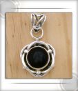 Designer Silver Inc. Magical Black Pendant