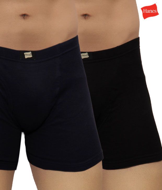 Hanes Comfy Black Boxer Briefs