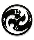 Panache Black Chakri Wall Clock