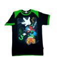 Disney Vibrant Black & Green T-Shirt For Kids