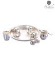 Ojas Traditional Silver Plated Pooja Set