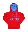 LanosUC Classic Red & Blue Hooded Boys Sweatshirt For Kids