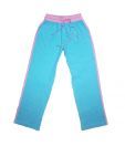 LanosUC Aqua Blue & Pink Track Pants For Kids