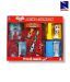NewRay Die-Cast Press & Launch Play Set With 4 Systems & 4 Cars