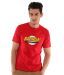 Weardo Bazinga Red Round Neck T-Shirt
