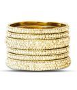Aadya Exquisite Set Of Silver Lac Bangles