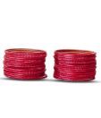 Aadya Alluring Set Of Red Lac Bangles