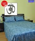 meSleep Soft n Shiny Double Bed Sheet Set With a Freebie