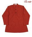 E-rato Classic Rust Kurta For Kids