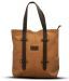 Peperone Tan & Brown Stud Embellished Handbag