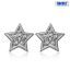 Facetz Star Shaped Diamond Earrings