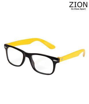 Zion Yellow & Black Wayfarer Optical Frame
