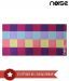 Noise Pink Checkered Woollen Strap Headwrap