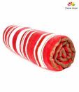 Comfy Towels Red & White Cotton Bath Towel